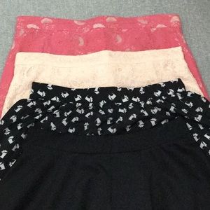 LAST CHANCE SALE 4 assorted skirts
